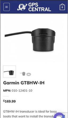 Garmin gt8hw trasduttore - garmin, gt8hw-ih