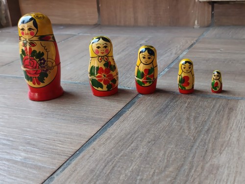 Matrioska vintage legno russia - legno,
