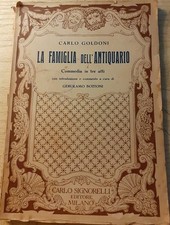 LA FAMIGLIA DELL'ANTIQUARIO - GOLDONI CARLO