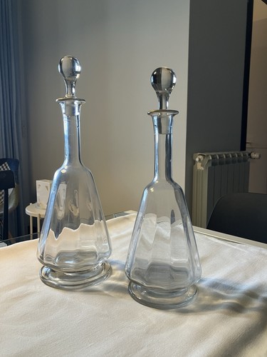 Coppia decanter bottiglie - coppia,
