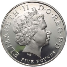 Crown moneta in argento The