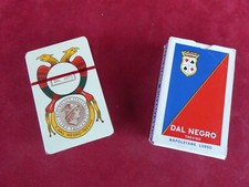 CARTE DA GIOCO REGIONALI NAPOLETANE LUSSO DAL NEGRO 1970 RARE IMBALLATE