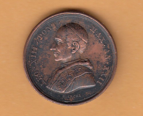 Medaglia papa leo - papa, xiii