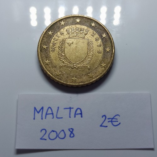 Coin rare malta 2008 50cent - coin,