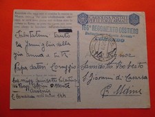 Franchigia POSTA MILITARE 144 FRANCIA x S.GIOVANNI DI CASARSA + 166° REG. COSTIE