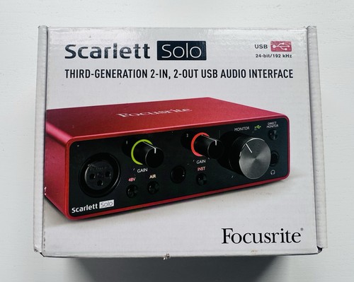 Focusrite scarlett solo - scarlett,