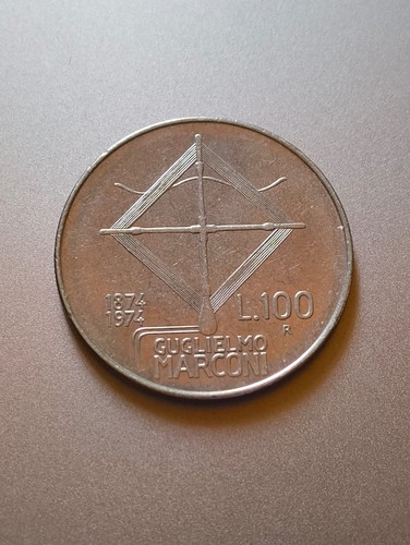 Moneta 100 lire guglielmo - moneta,