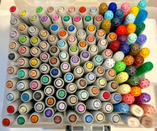 Le Plume 100 + Copic Ciao 37 + Schizzo 2 + Ohuhu 1 Set Marcatori Alcolici Arte Giappone