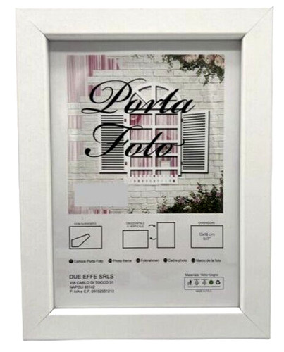 Cornice portafoto legno - 1x,