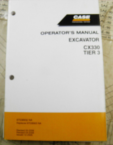 Case cx330 tier manuale - case,