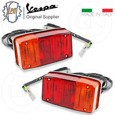 COPPIA FANALI STOP POSTERIORI DESTRO/SINISTRO PIAGGIO APE P 601 V 220 1978-1996