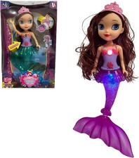 Bambola Sirena Grande cm 34 Luminosa Bambola Sirenetta Principessa degli Abissi