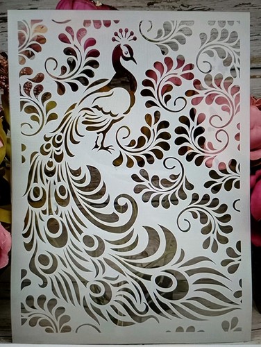 Stencil pavone - stencil,