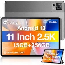 Doogee T30 Pro 11,0 pollici tablet 15 GB + 256 GB 8580 mAh Android 13 tablet Octa Core