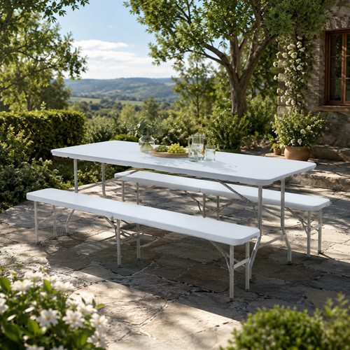 Strattore set tavolo panche - tavolo, 2
