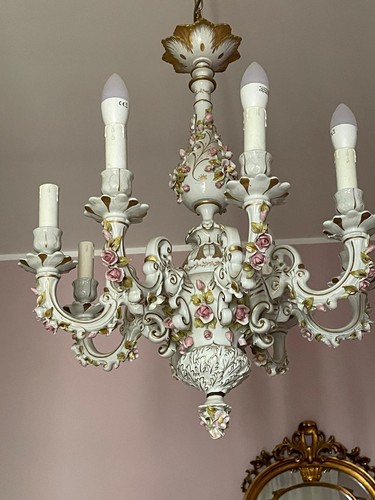 Lampadario vintage capodimonte