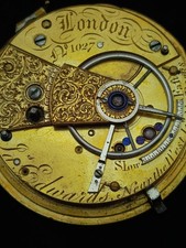 Antique Fusee Pocket Watch
