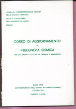 COMPORTAMENTO DEGLI EDIFICI IN CEMENTO ARMATO ALLE AZIONI SISMICHE G. MELE 1981