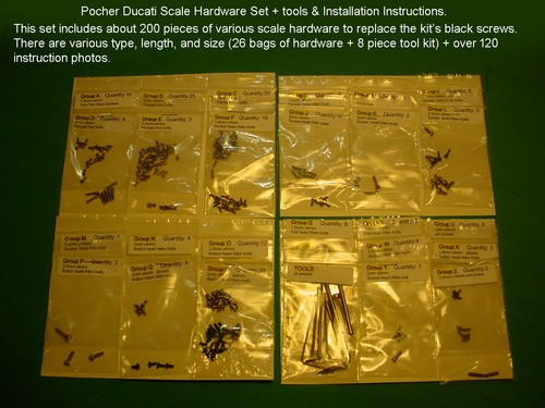 Set ferramenta pocher ducati - set,