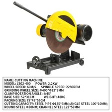 400 taglierina industriale pesante profilo legno acciaio filo rame tutto tre