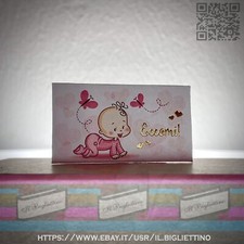 10 BIGLIETTINI BOMBONIERE -