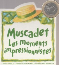 Autocollant. Vin. MUSCADET
