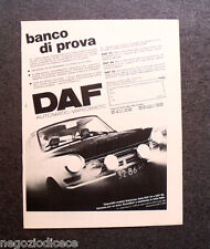 P037 - Advertising Pubblicità -1971- BANCO DI PROVA DAF