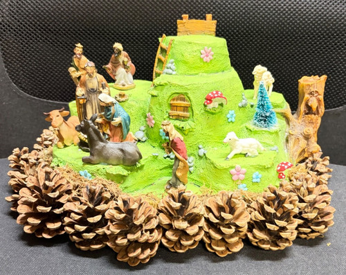 Presepe vallata natività - presepe,