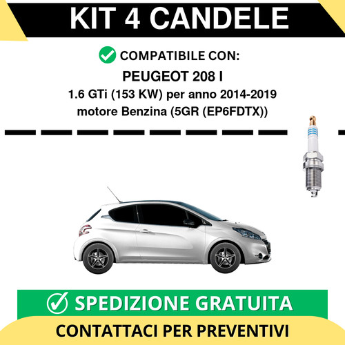 Kit candele per - 4,