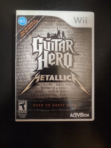 Guitar hero metallica - guitar, nintendo