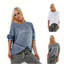 Maglia donna oversize stampa