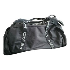 Borsa da viaggio sportiva vintage HEAD Antigua grande nera - grande Holdall Free P&P