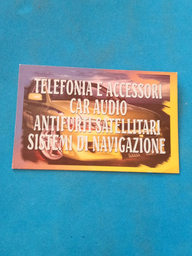 Bigliettino visita car - bigliettino,