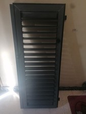 Parte sx persiana in alluminio a lamelle orientabili col. antracite 