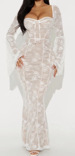 Maxi abito pizzo fiona - abito,