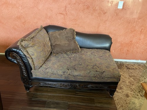 Brown chaise - brown,