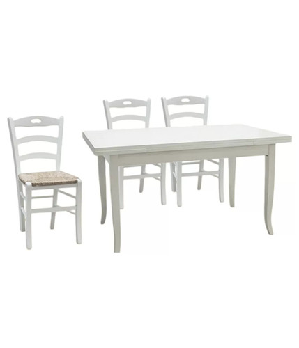 Set tavolo rettangolare - , shabby