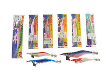 YO-ZURI OITA Lotto 10 TOTANARE in SETA e PVC Misure 2.5 - 3 - 3.5 originali AB91