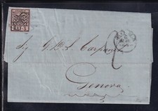 Piego Stato Pontificio 5 Baj Roma Ambulante Firenze Livorno N. 2 1865 WD2806