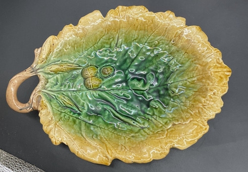 Piatto foglia rovere giallo - , e