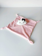 Doudou plat carré nuage blanc - doudou,