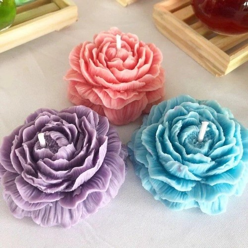 Stampo silicone candela peonia