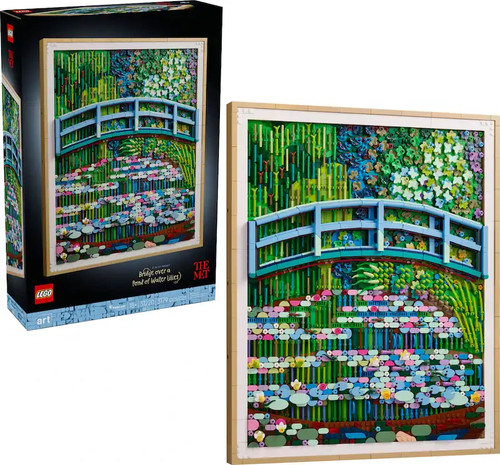 Lego art claude monet - art, ponte