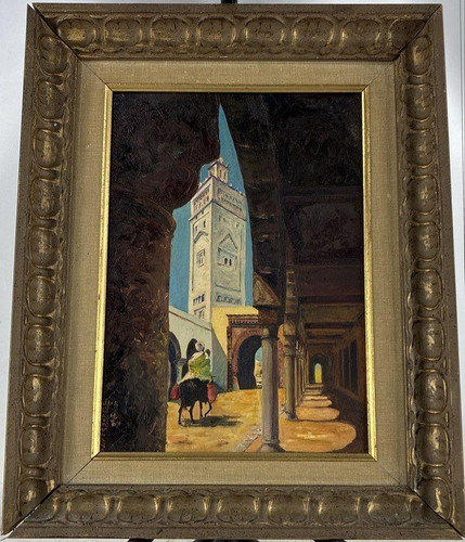 Quadro olio tela - quadro, -moschea