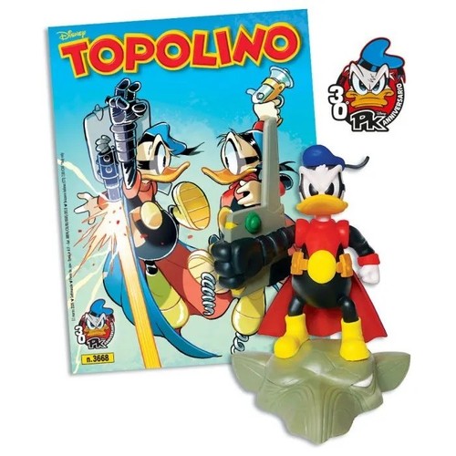 Topolino 3668 con statuina - topolino,