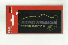 ADESIVO VINTAGE STICKER michael schumacher collection  mod6