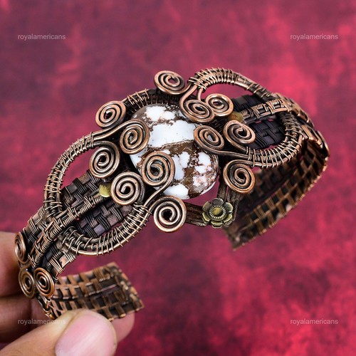 Bracciale fiore avvolto - bracciale,