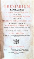 BREVIARIUM ROMANUM PARS