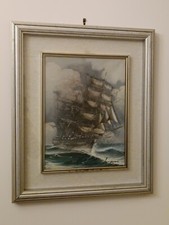 Veliero LONGANESI olio su tela