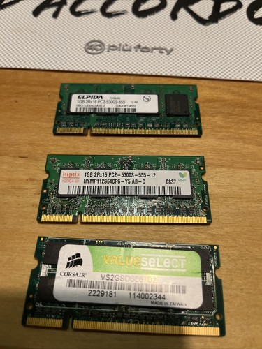 Ram 1gb ddr2 - 1gb, sodimm